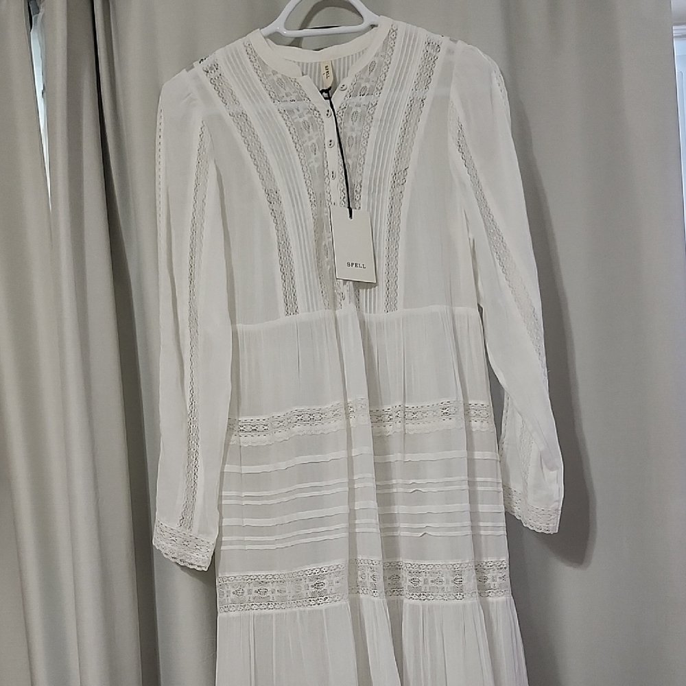 Spell Teodora Gown - White - Picture 2 of 14